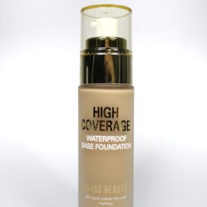 Swiss Beauty High Coverage Waterproof Base Foundation, Natural Nude, 55g