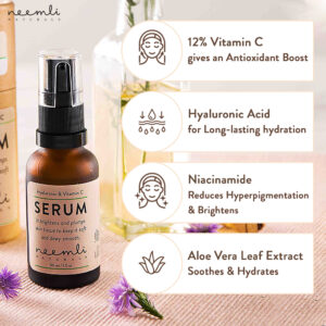 Neemli Naturals Hyaluronic & Vitamin C Serum - 30 ml