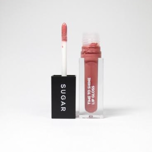 SUGAR Cosmetics - Time To Shine - Lip Gloss - 02 Velma Pinkley (Pink Nude)